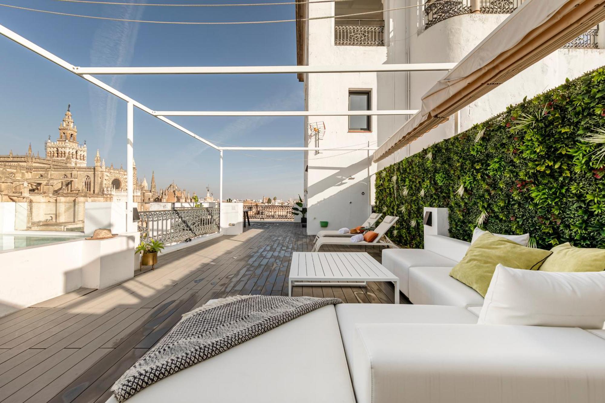 Isg Apartments Modern Atticpool At The Cathedralfree Parking Sevilla Exterior foto